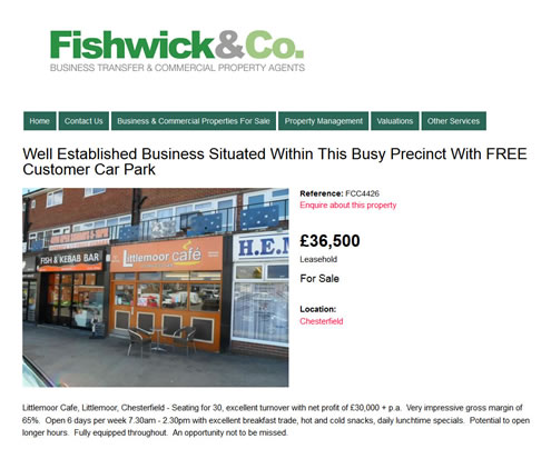 Fishwick & Co Website